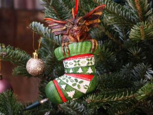 Gremlins Mohawk in Stocking Hanging Ornament 12cm